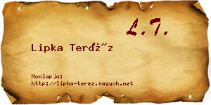 Lipka Teréz névjegykártya